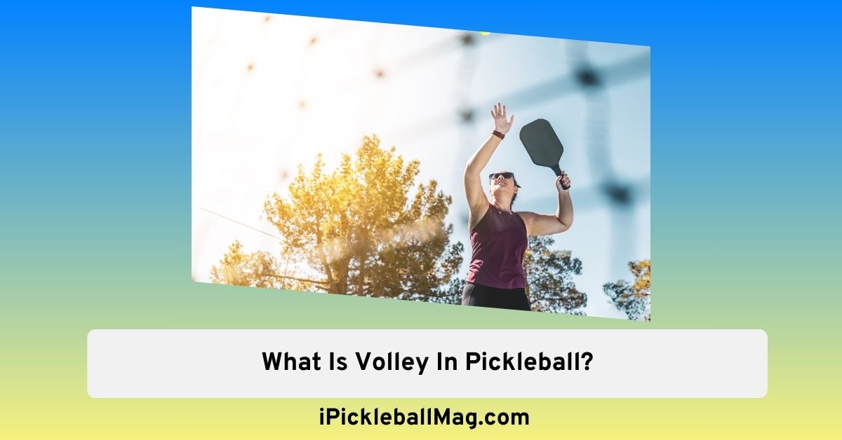 What is a Volley in Pickleball? Basics and Technique
