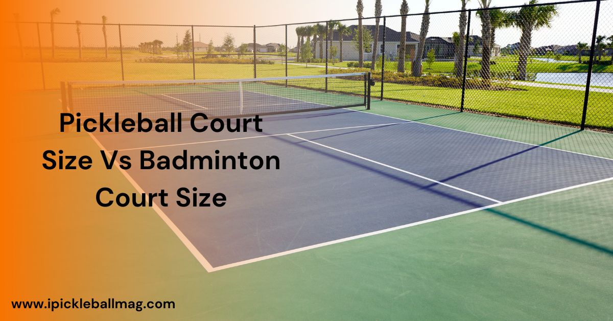 Pickleball Court Size Vs Badminton Court Size –